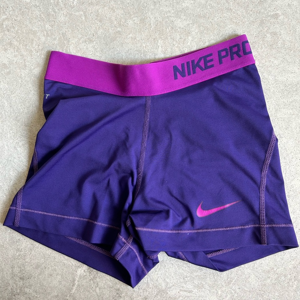 Nike Pro 3’’ Spandex Shorts - Purple